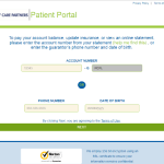 Patient Payment Portal for an account balance that is not in collections.